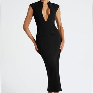 Babyboo Nellie Midi Black Dress